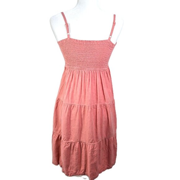 Old Navy Terracotta Tiered Smocked Cami Sun Dress - Picture 5 of 8
